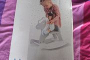 Wooden rocking horse