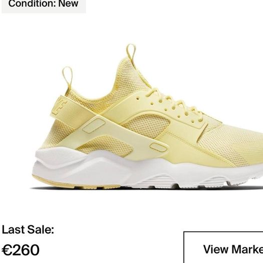Nike Air Huarache Run Ultra Breathe Lemon
