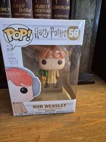 Funko Pop! Ron Weasley 56 , Herbology with Mandrake (Mint, Never Opened)