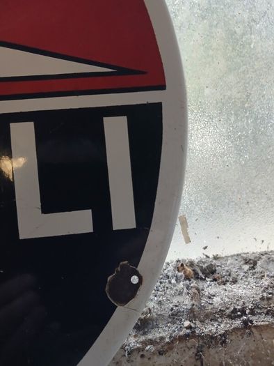 vintage Garelli sign