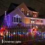 String Lights, ADORIC Festoon Lighting 10M 100 LED Battery Operated Globe Lights Waterproof, 8 Modes Lighting, Decoration for Halloween, Christmas, Festivals (Red, Green, Blue, Yellow) Image 7