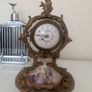 Antique porcelain hand-painted porcelain clock Image 2