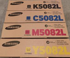 New Original Samsung Printer Toner K5082L C5082L M5082L Y5082L