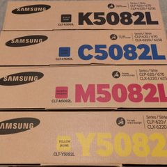 New Original Samsung Printer Toner K5082L C5082L M5082L Y5082L