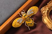 Brand New Enamel Bee Brooch
