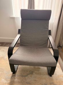 armchair black/ gray