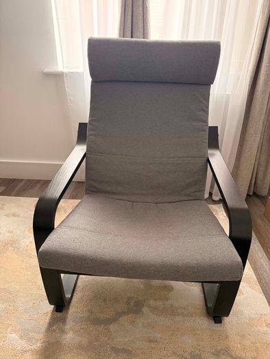 armchair black/ gray