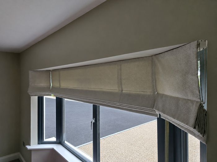 Bay Window Roman Blinds