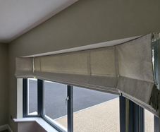 Bay Window Roman Blinds