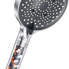 NEW SALE | PRO 130mm Filter Showerheads,Powerful Flow with 6 Modes,High Pressure Shower Head for Low Water Pressure,Water Softener Shower Head Improve Skin Hair,Perfect for Home and Gym