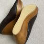 Vintage Chloe wedges brown leather Size 40 UK7 Image 5