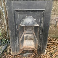 Cast iron fireplace