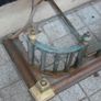 a antique solid brass fender 4 foot long Image 3