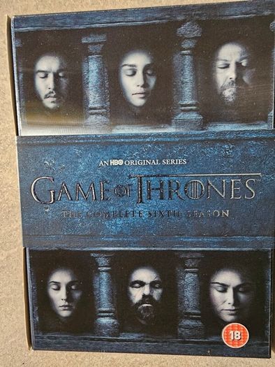 The complete second third fourth fifth and sixth Game of Thrones dvd sets