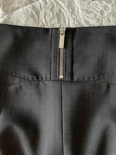 Karen Millen grey wool skirt size 6 new