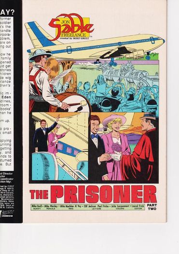 Jon Sable #49 The Prisoner 1987 First Comic