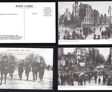 1991 Ireland 7 different Reproduction postcards linked to 75th Anniversary of the Easter Rising 1961-1991 Mint