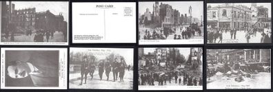1991 Ireland 7 different Reproduction postcards linked to 75th Anniversary of the Easter Rising 1961-1991 Mint