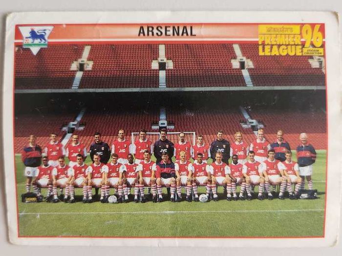'96 Premier League - Merlin stickers