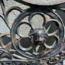 Pair of decorative cast  iron bench ends Image 5