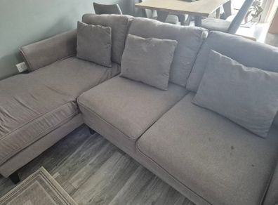 Sofa with chaise
