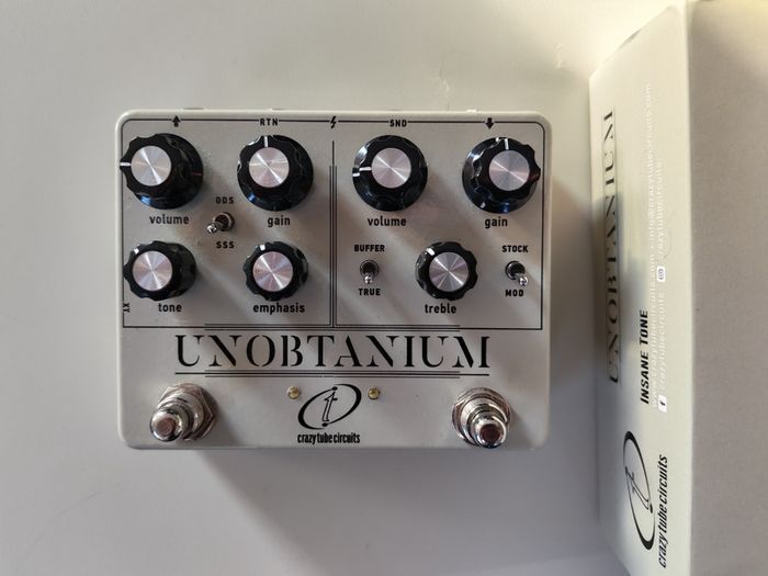 Crazy Tubes Circuits Unobtanium Dual Overdrive Pedal