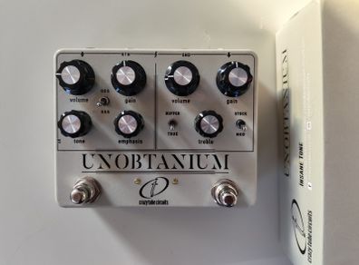 Crazy Tubes Circuits Unobtanium Dual Overdrive Pedal