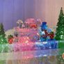 Colour Changing LED Train Scene | 16 cm, Battery Powered Image 2