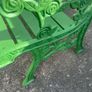 Beautiful garden bench. Very heavy 54in long Image 9