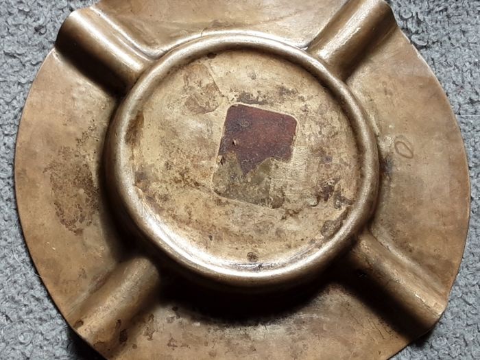 Brass ashtray