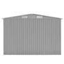 Metal Garden Shed, Grey 257 x 489 x 181 cm Image 3
