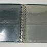 3 X LIndner 13-ring Gren padded ring binder made of high quality leatherette material with 15 pages suitable for postcards/ notes/ stock card. Album size 200 x 235 mm. Lindner Mufti-Collect. Pack of 10. No 1330 .1 pockets per side. (Stamp Accessories) Image 4