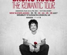 Bruno Mars London 24th July