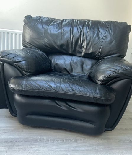 two armchairs and a couch FREE couch has a little rip otherwise it is in very good condition.