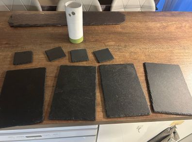slate placemats