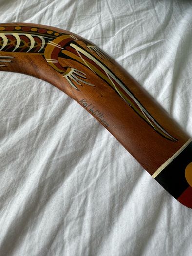 Hand painted Australia Boomerangs