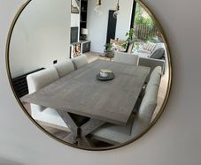 brass mirror