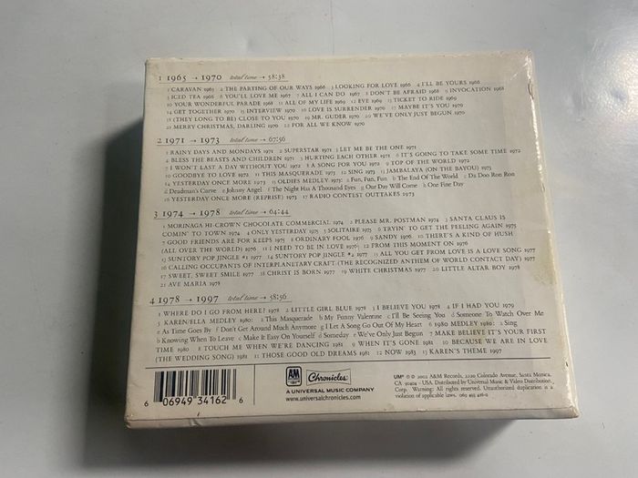 Carpenters The Essential Collection (1965-1997) 4 CD Box Set