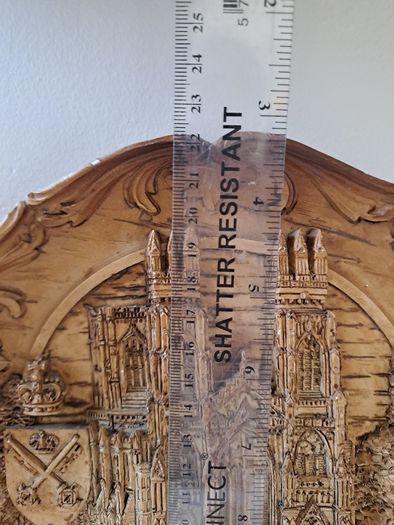 Vintage wooden plaque York Minster