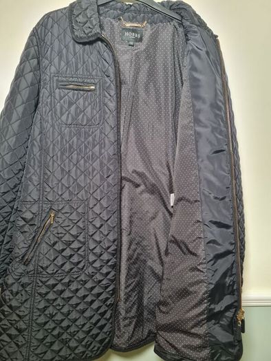womens HOBBS LONDON QUILTED puffer jacket coat Size UK 14