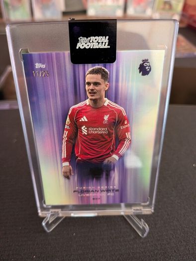 Florian Wirtz Liverpool FC Topps Total Football Fusion /25.