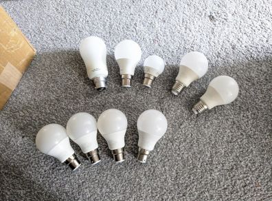 Used LED/CFL bulbs