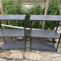 Ikea metal shelfs x 2