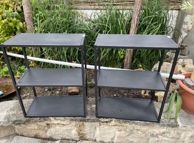 Ikea metal shelfs x 2