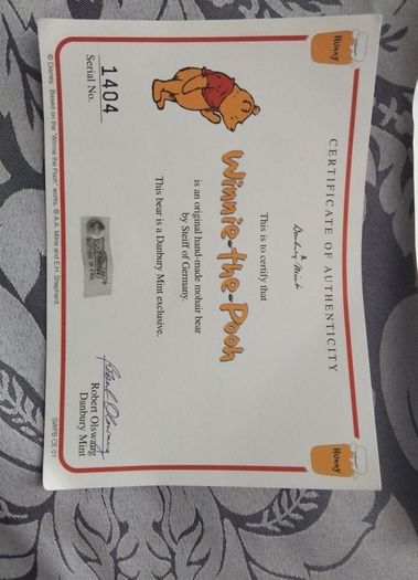 winnie the pooh steiff