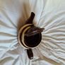 Antique Teapot Brown Betty Style Image 2