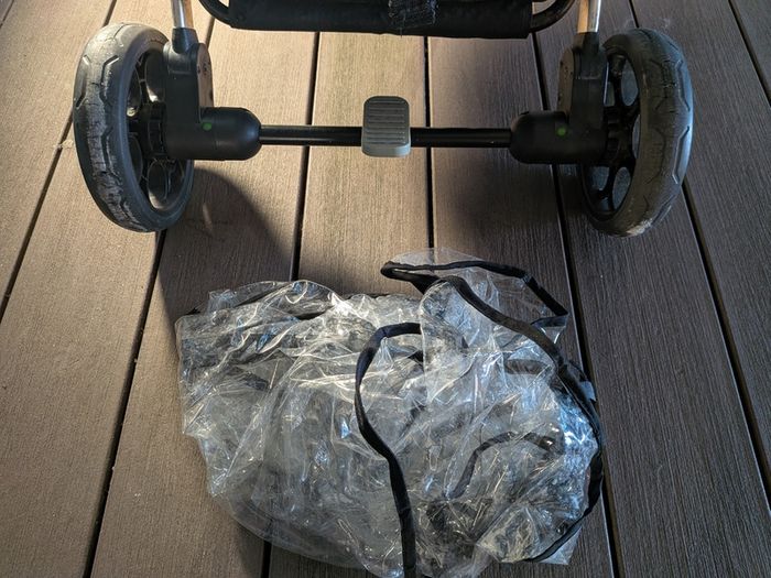 Single Buggy _ amababy brown color_superlight weight