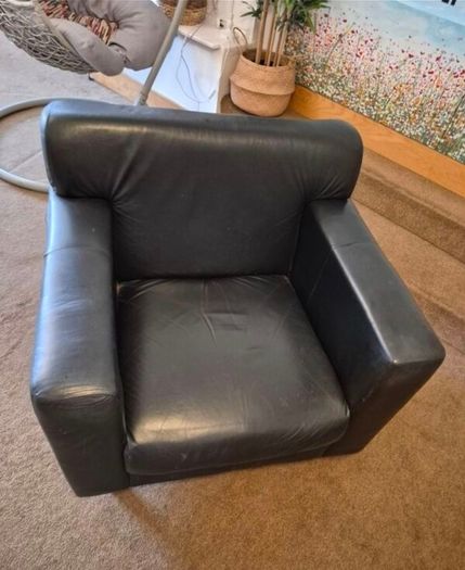 2 seater sofa and chair