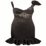 Karen Millen black occasion midi dress Image 3