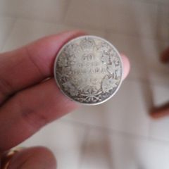 1910 Canada Silver 50 Cents Coin